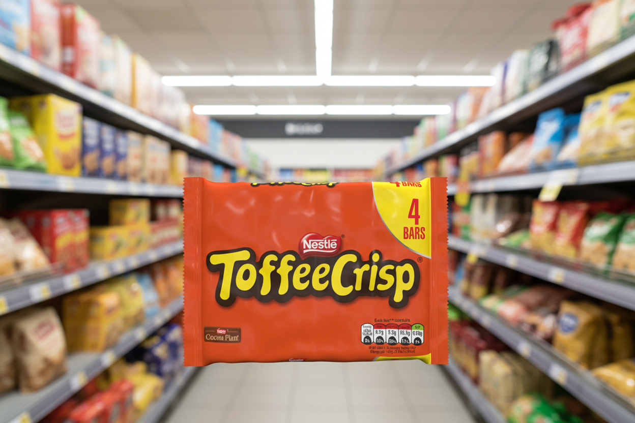 14 x Nestle Toffee Crisp 4Pk Multipack 4X31Gm