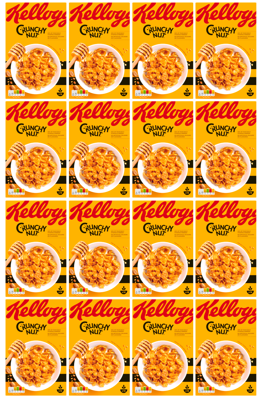 16 x Kelloggs Crunchy Nut - 500Gm