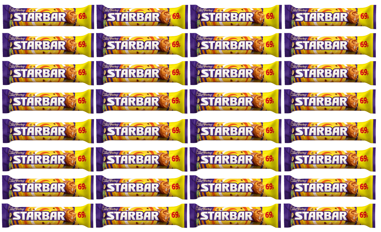 32 x Cadbury Starbar - 49Gm