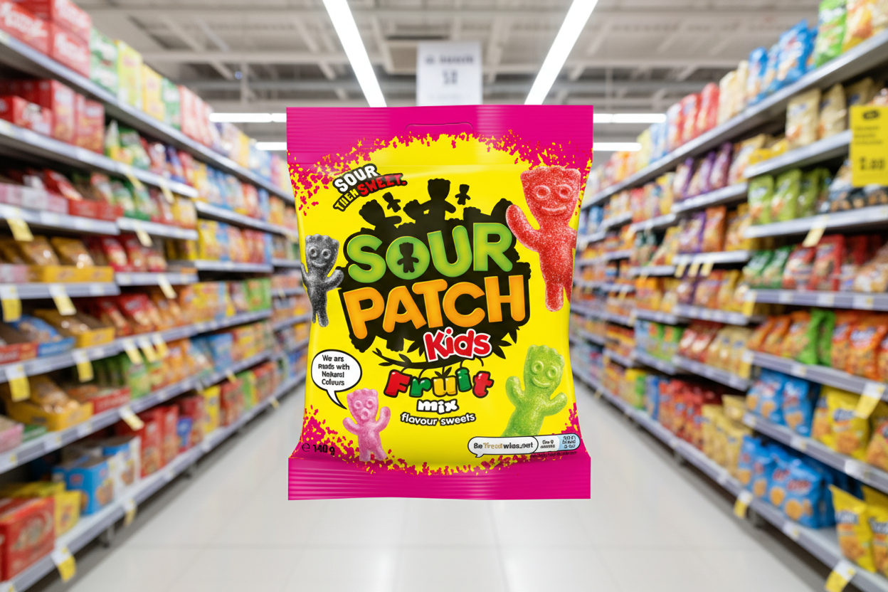 10 x Sour Patch Fruit Mix 10 Case 140Gm