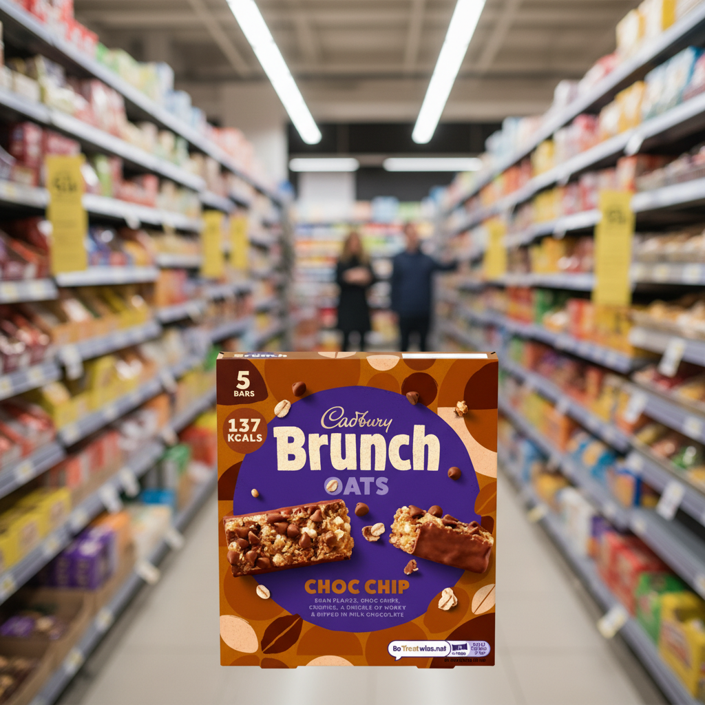 8 X Cadbury Brunch Choc Chip 4 Pack 160G