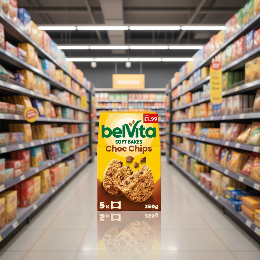 6 x Belvita Soft Bakes Chocolate Chip - 250GM