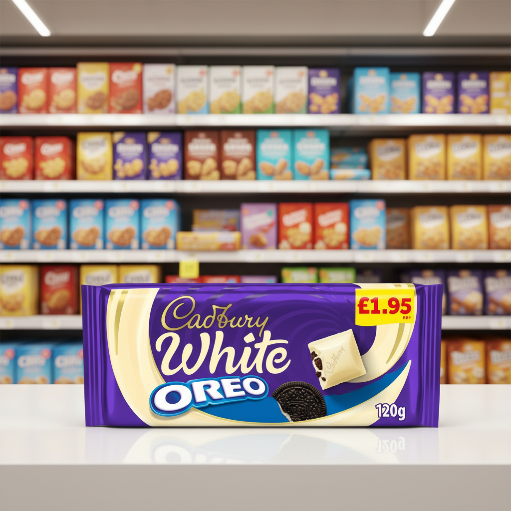 17 X Cadbury White Oreo Chocolate - 120Gm