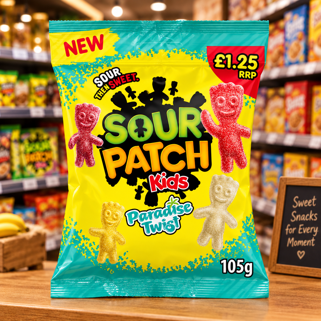 10 X Sour Patch Tropical - 105Gm