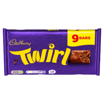 10 x Cadbury Twirl 9pk - 193.5GM