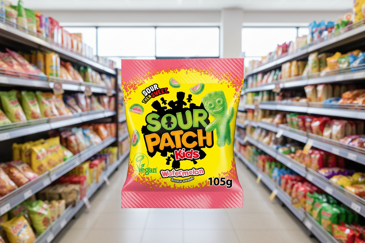 10 X Sour Patch Watermelon Sharing Bag - 105Gm