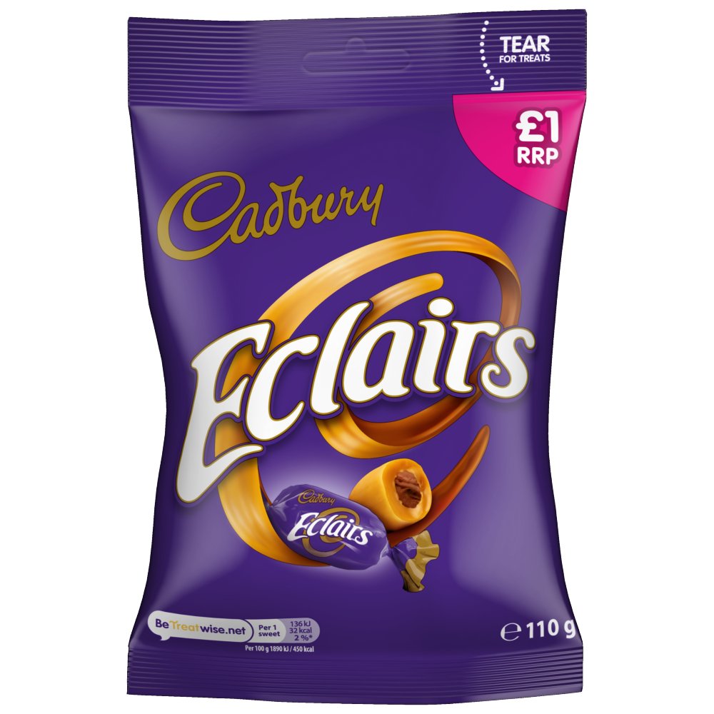 12 X Cadbury Eclairs Classic - 110Gm