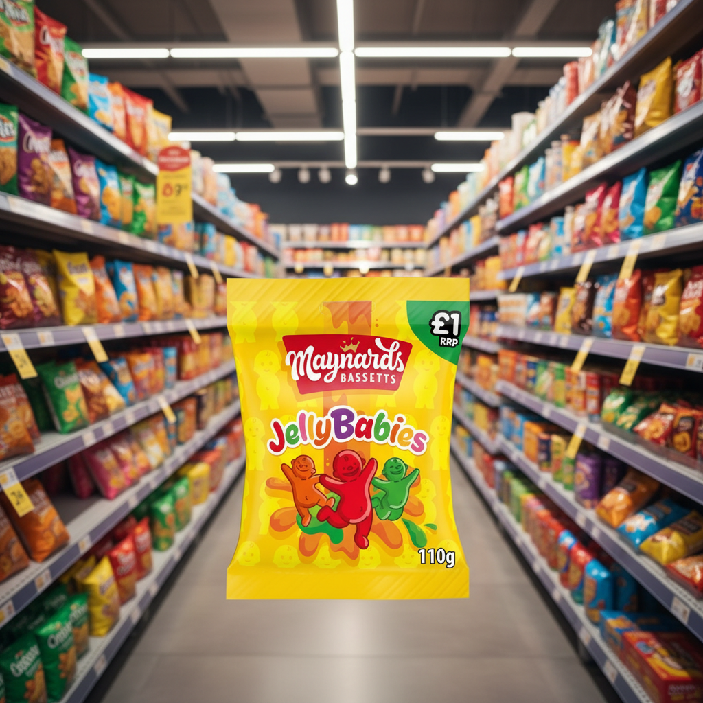 10 X Maynards Jelly Babies Bag - 110Gm