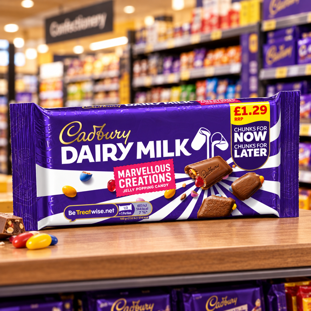 22 X Cadbury Dairy Milk Jelly Pop Candy Grab Bar - 56Gm