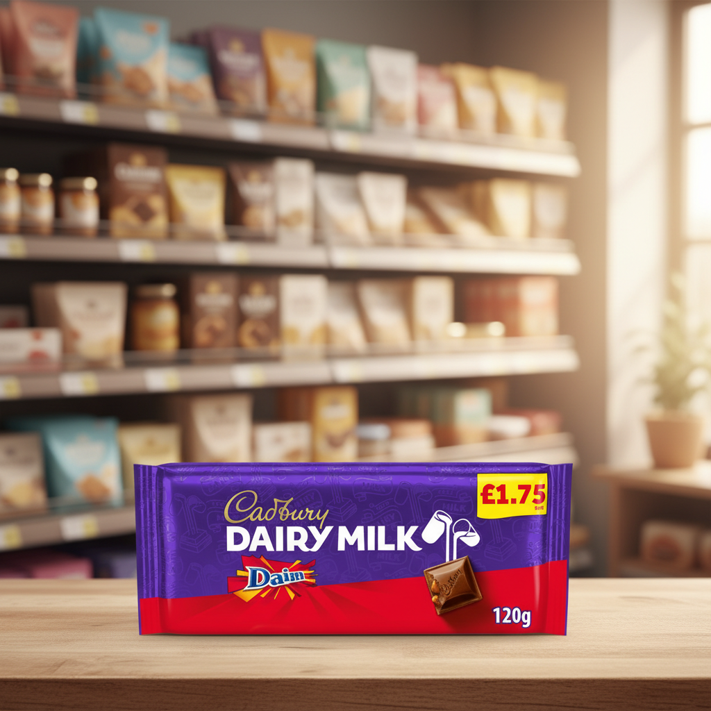 18 X Cadbury Dairy Milk With Daim Bar - 120Gm