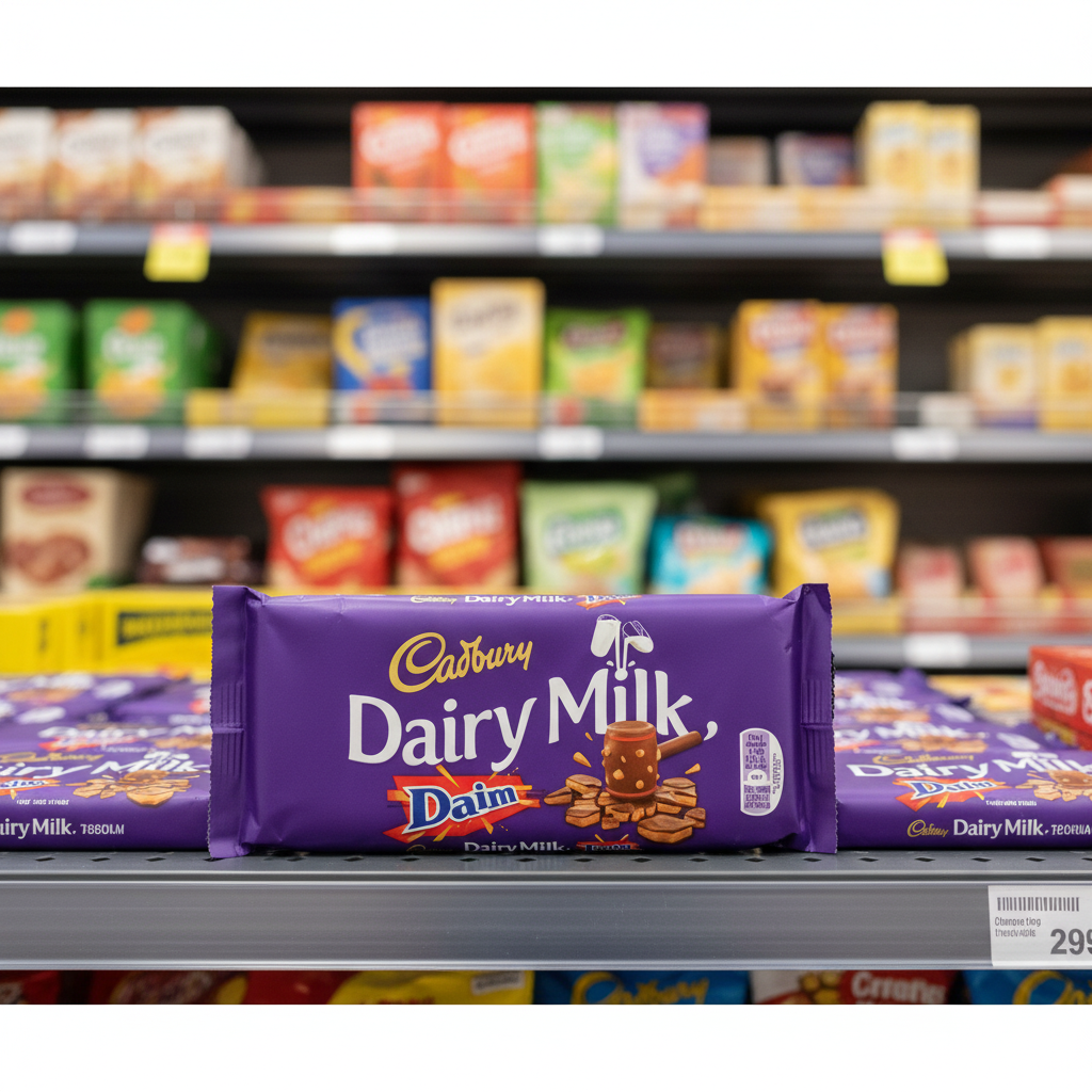 18 x Cadbury Dairy Milk With Daim 120Gm