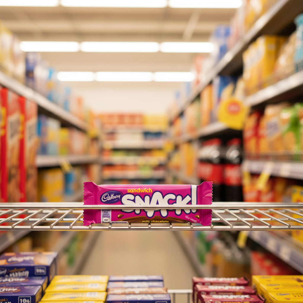 60 x Cadbury Snack Sandwich 22Gm