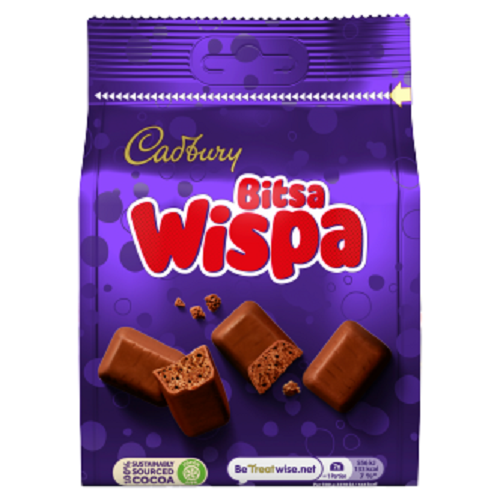 10 x Cadbury Bitsa Wispa Chocolate Pouch  - 110GM