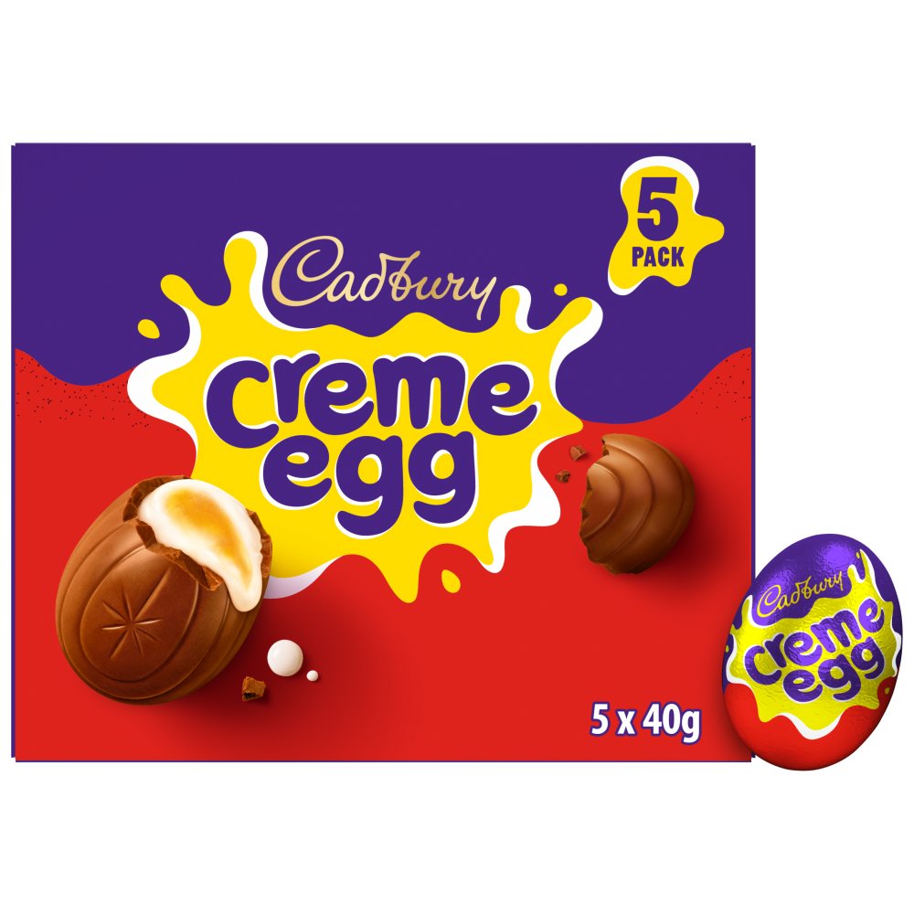 28 x Cadbury Creme Egg 5 Pack - 200GM