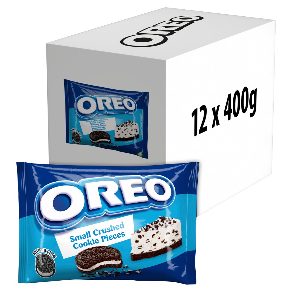 12 x Oreo Small Crushed Cookie Pieces 400G