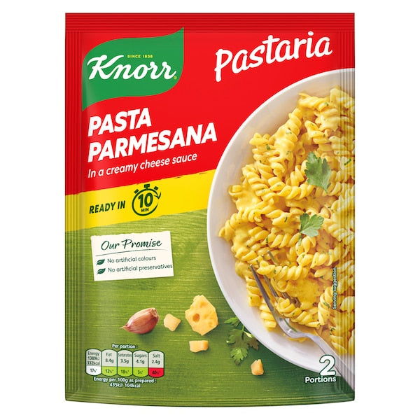 10 x Knorr Pastaria Pasta Parmesana 163 G