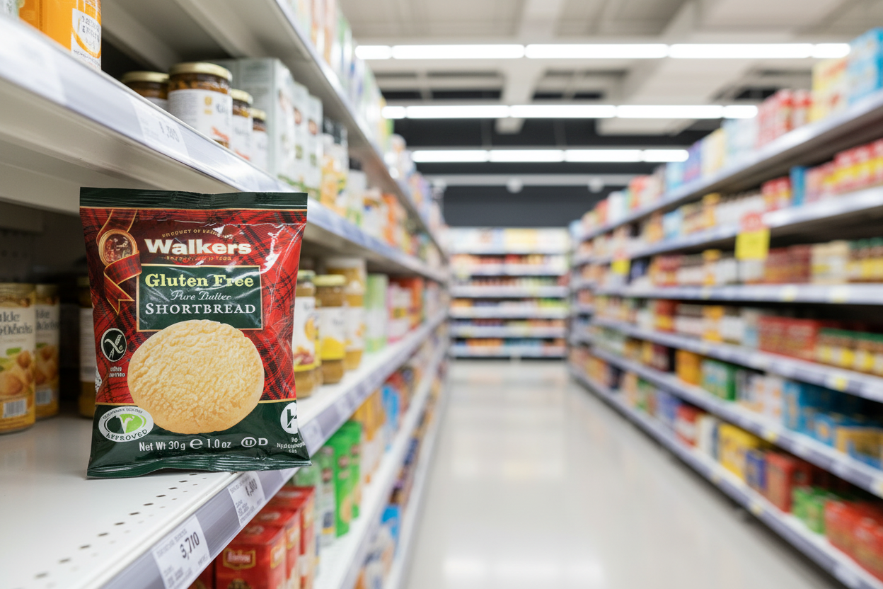 Walker's 2 Gluten Free All-Butter Shortbread Rounds 30G