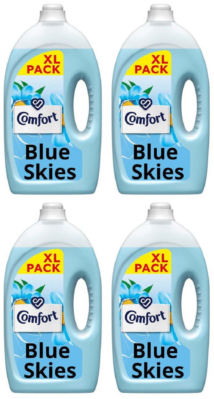 4 x Comfort  Fabric Conditioner Blue Skies 83 Washes (2.49 L)