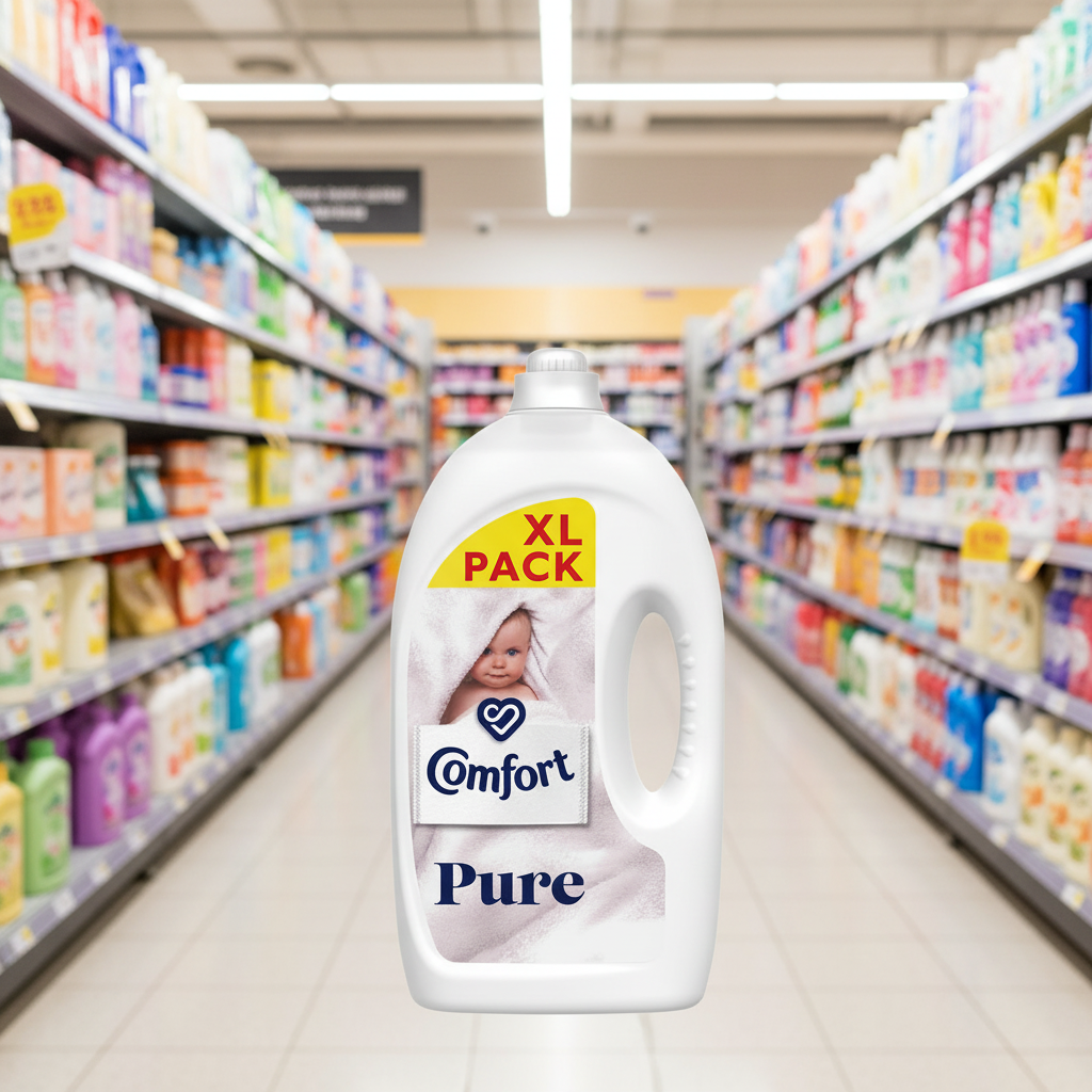 4 x Comfort  Fabric Conditioner Pure 83 Washes 2490 Ml