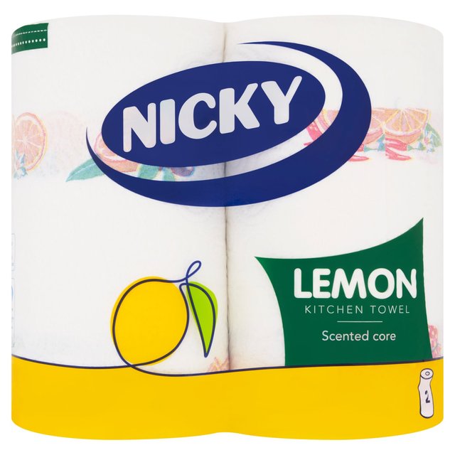 8 x Nicky Lemon Kitchen Towel 2 Rolls