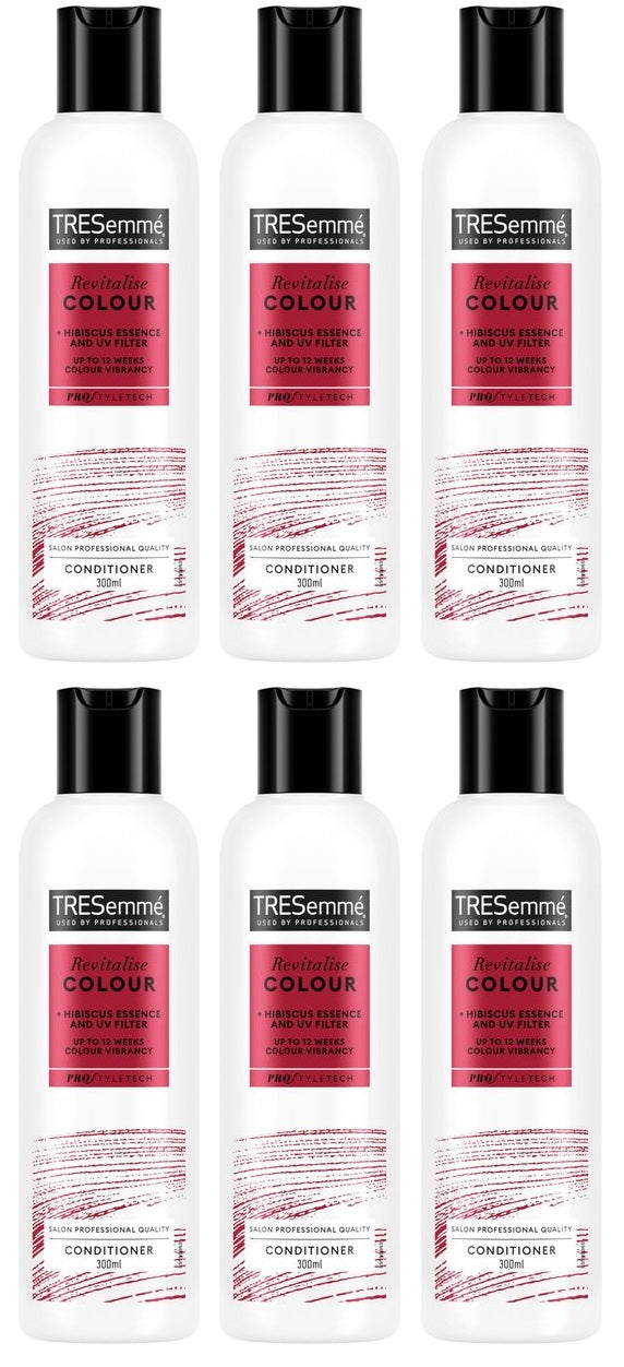 6 x Tresemme  Hair Conditioner Colourrevitalise 300 Ml