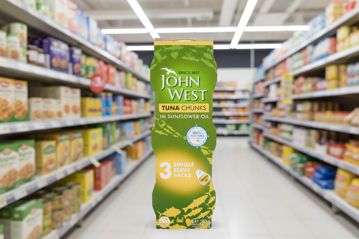 16 x John West Tuna Chunks In Sunflower Oil 3 X 80G