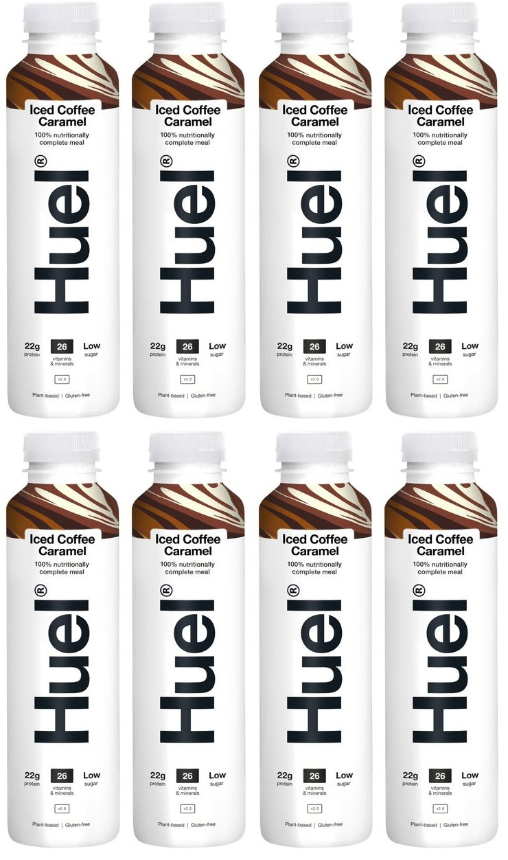 8 x Huel Iced Coffee Caramel 500Ml