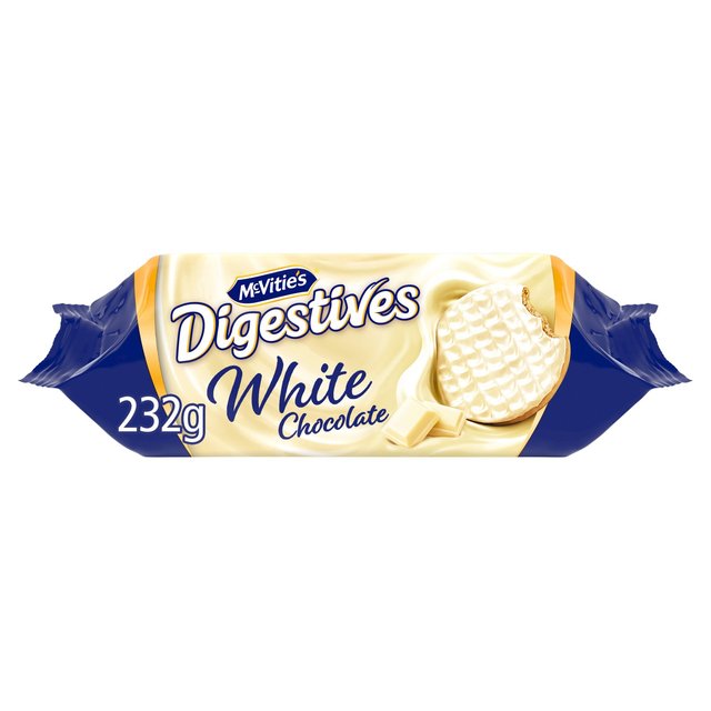 12 x Mcvitie's Digestives White Chocolate 232G