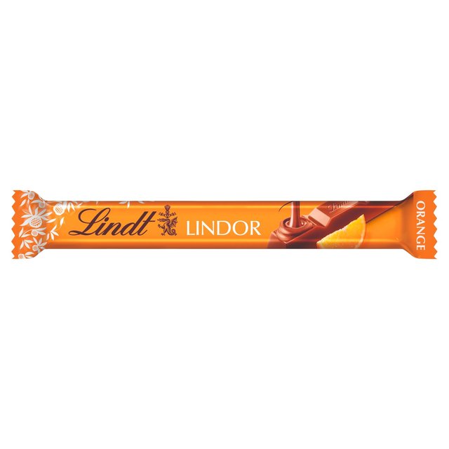 24 x Lindt Lindor Orange Milk Chocolate Treat Bar 38G