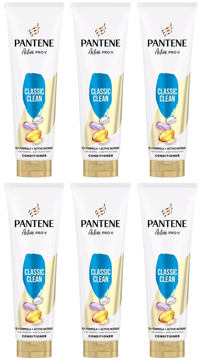 6 x Pantene Core Classic Clean Conditioner 275Ml