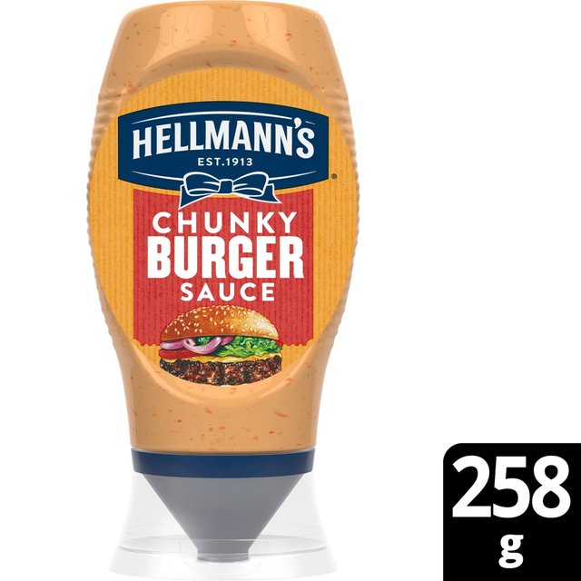 8 x Hellmann's  Burger Sauce Chunky 250 Ml