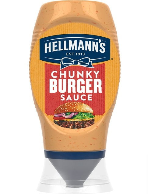 8 x Hellmann's  Burger Sauce Chunky 250 Ml