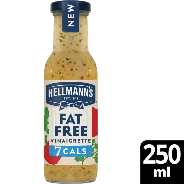 6 x Hellmann's  Vinaigrette Fat Free 250 Ml