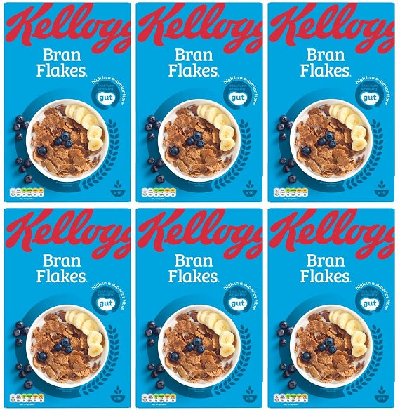 6 x Kellogg's Bran Flakes 500G