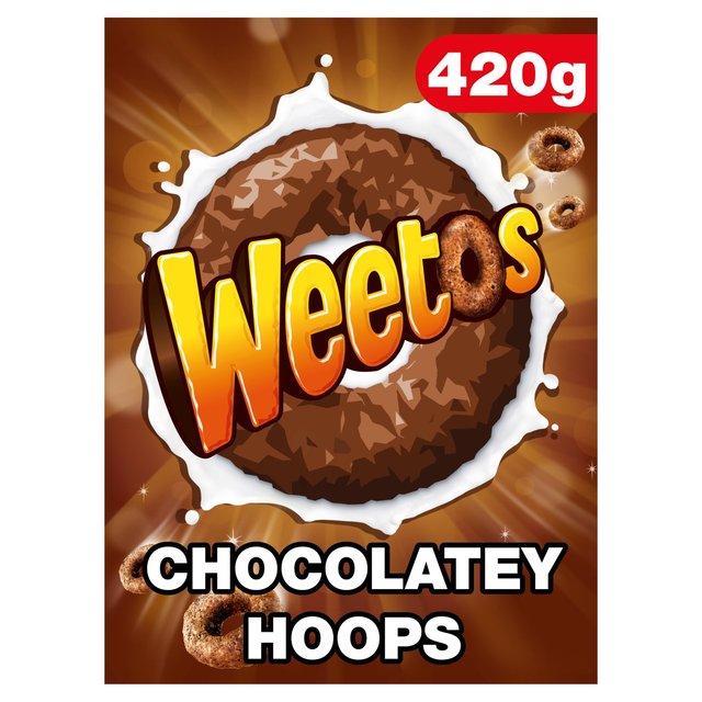 8 x Weetos Chocolatey Hoops 420G