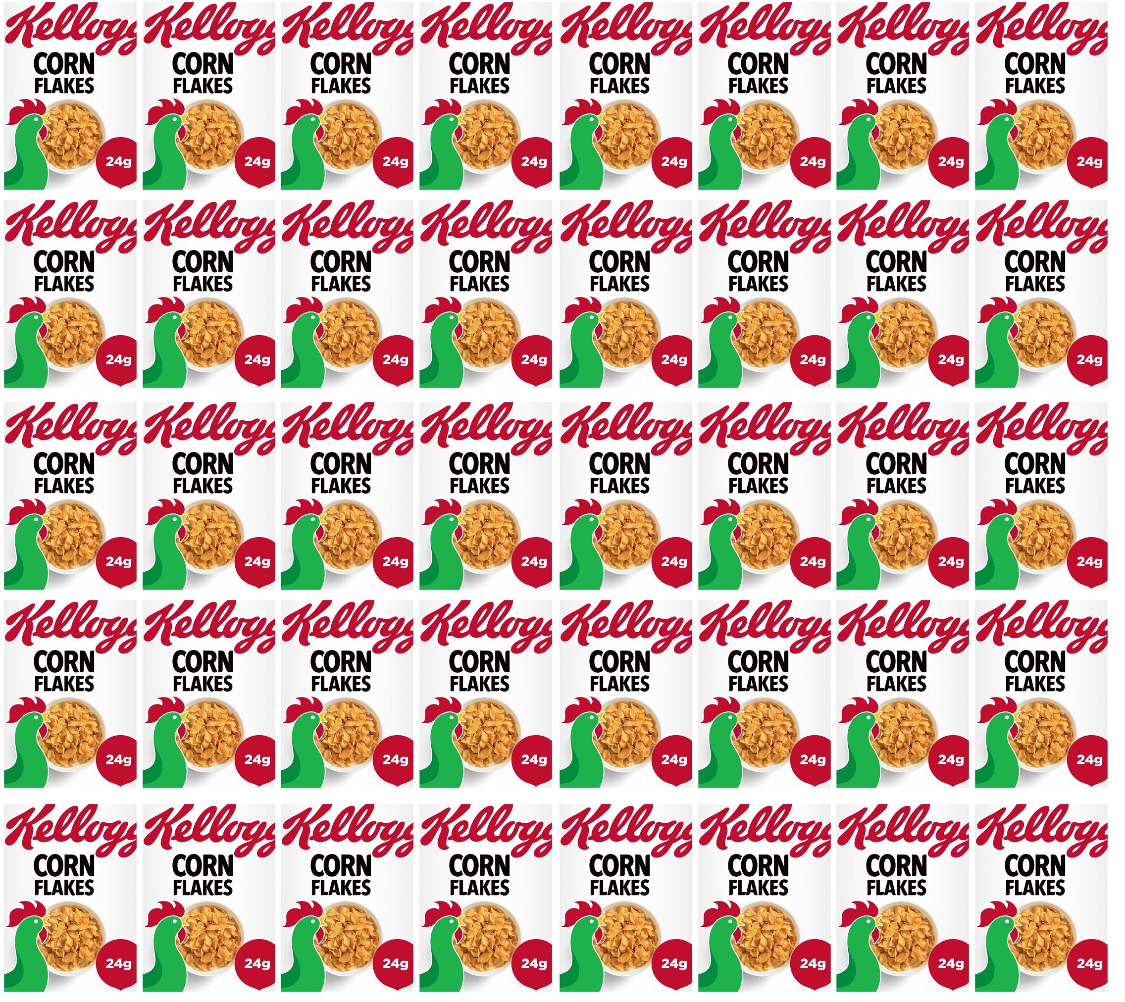 40 x Kellogg's Corn Flakes 24G