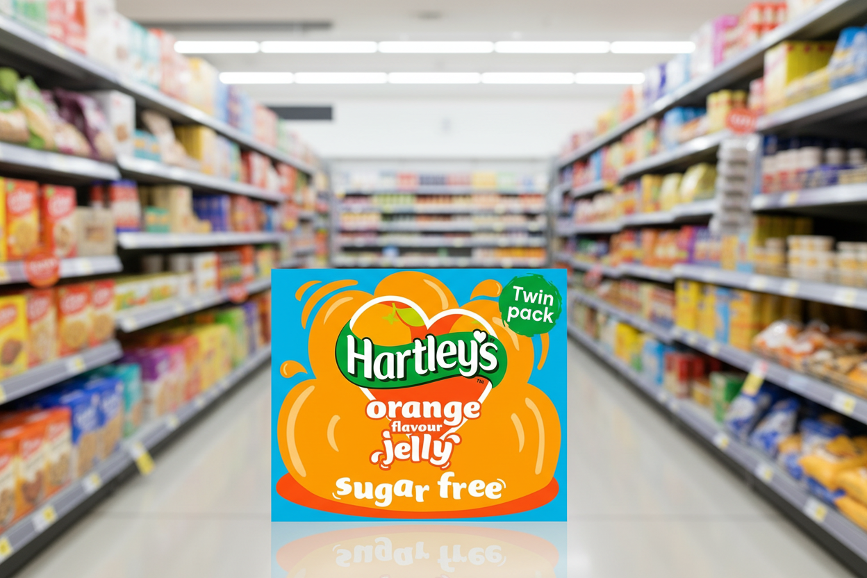 12 x Hartley's Orange Flavour Jelly Sugar Free Twin Pack 23G
