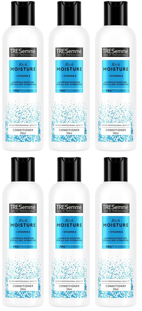 6 x Tresemme  Conditioner Rich Moisture 300 Ml