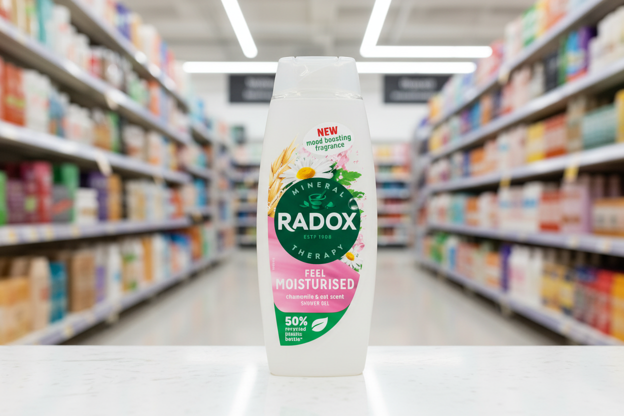 6 x Radox Mineral Therapy Body Wash Feel Moisturised 450 Ml