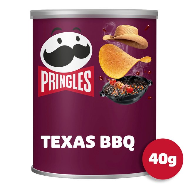 12 x Pringles Texas Bbq Sauce 40G