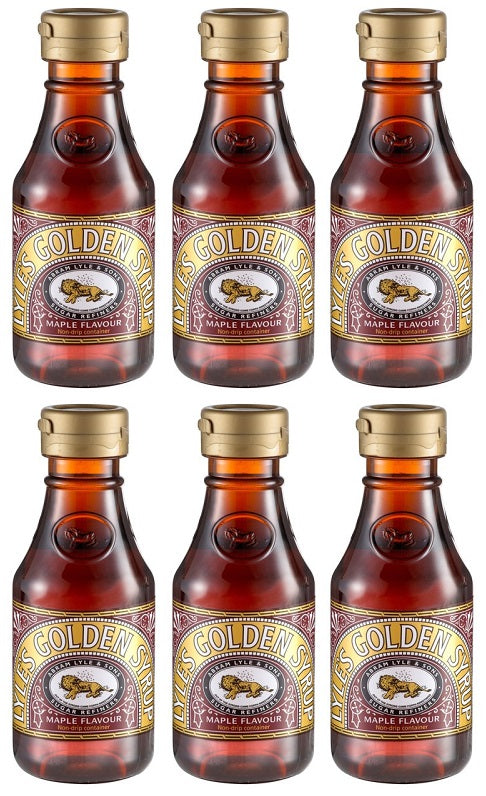 6 x Lyle's Golden Syrup Maple Flavour 454G