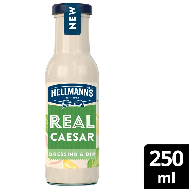 6 x Hellmann's  Salad Dressing & Dip Real Caesar 250 Ml