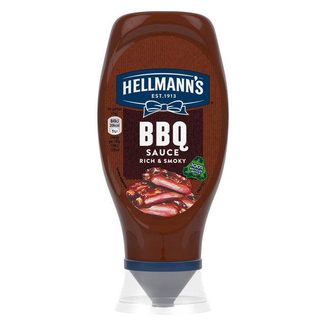 8 x Hellmann's  Smokey Bbq 430Ml