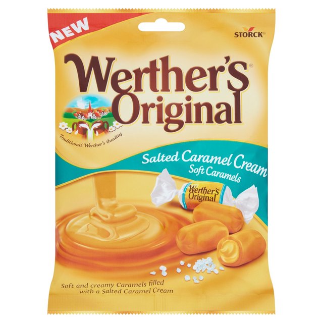 15 x Werther's Original Salted Caramel Cream Soft Caramels 125G