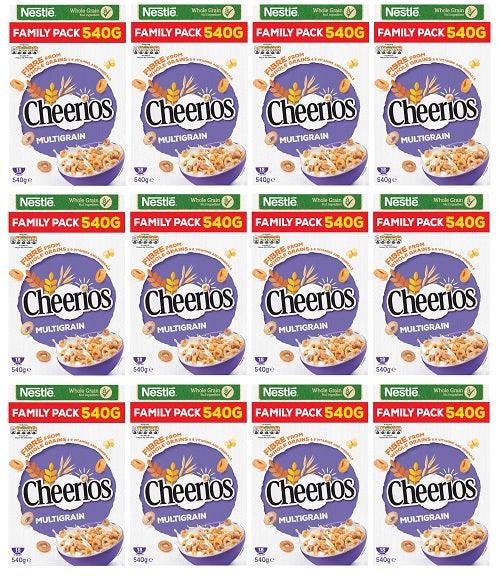 12 x Cheerios Multigrain 540G