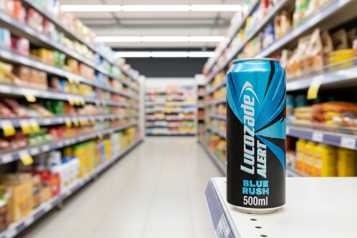 12 x Lucozade Alert Blue Rush - 500ML