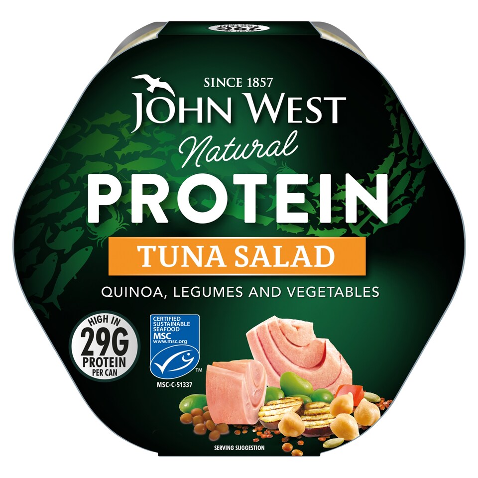 6 x John West Tuna Protein Quinoa Salad - 220G