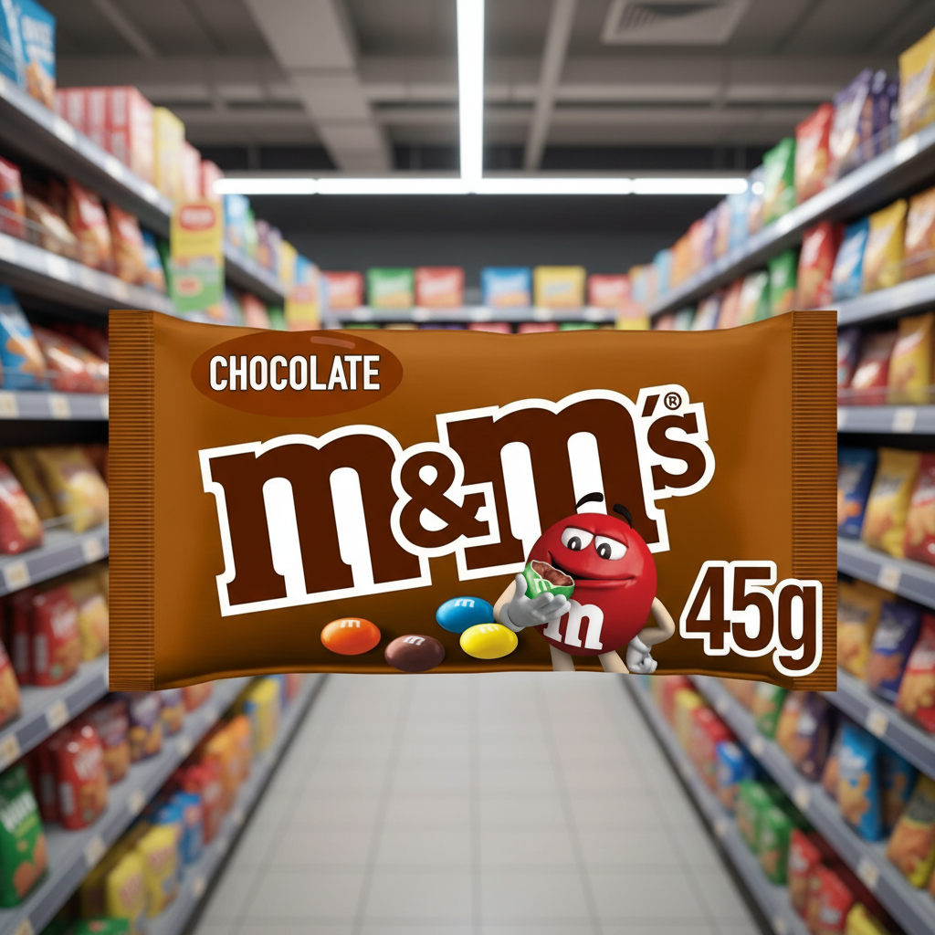24 x M&M's Milk Chocolate Bites Bag 45G