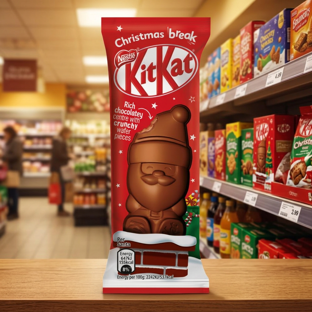 30 x KitKat - Milk Chocolate Santa 29G