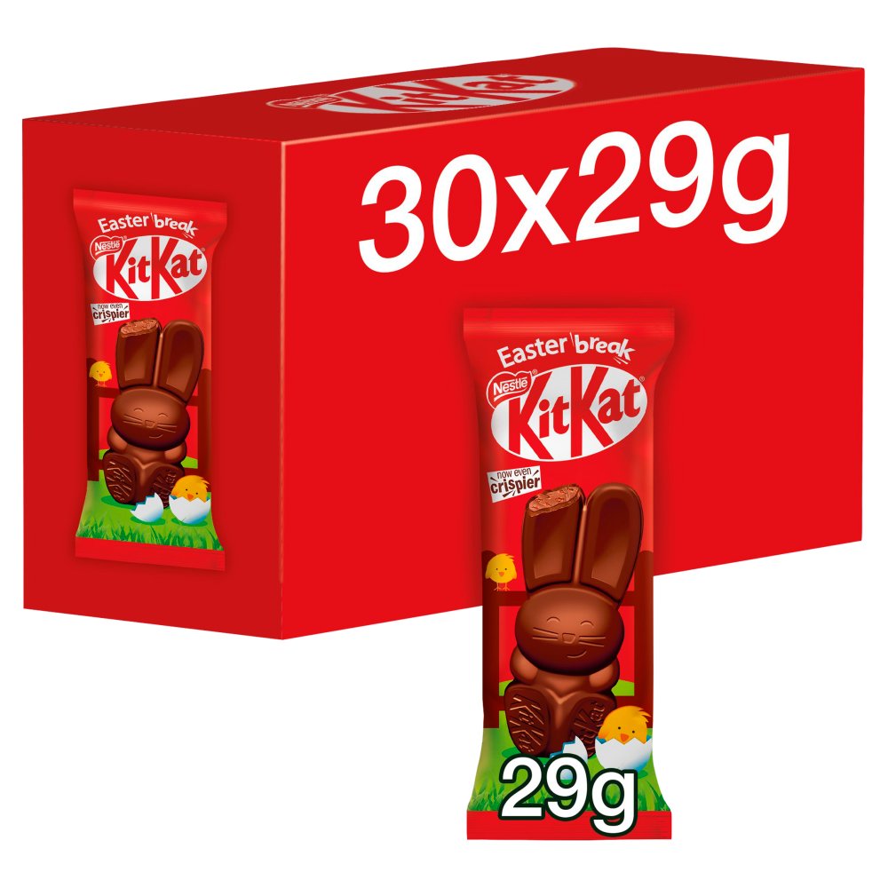 30 x Kitkat Bunny Milk Chocolate Easter Figure - 29GM